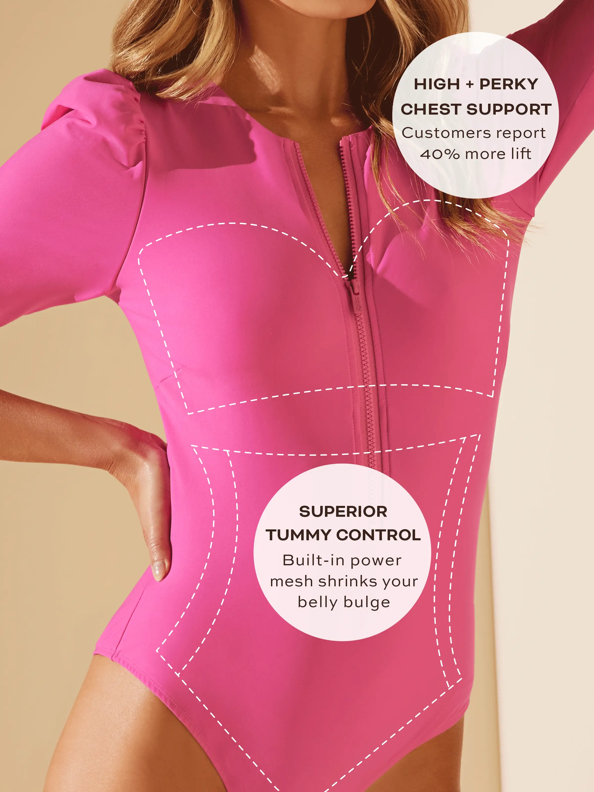 DreamSculpt® Puff Sleeve Zip - Image 4